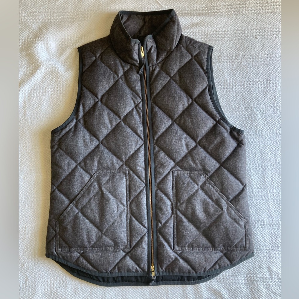 J Crew Quilted Puffer Vest